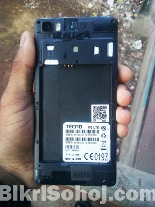 Tecno w3 lte 4G